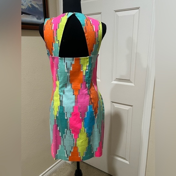 CeCe ABSTRACT, VERSATILE OCCASION, PASTEL DRESS SIZE 6 - Picture 4 of 10